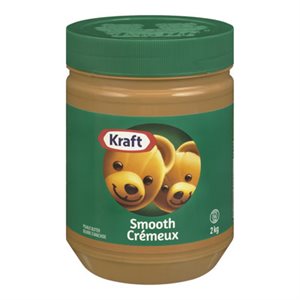 KRAFT Beurre d’Arachide - Smooth Peanut Butter (1x2kg)