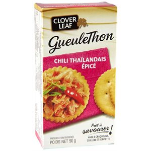 CLOVER LEAF Gueulethon Thon Spicy Thai Chili Tuna Snacks (1x12x90g)