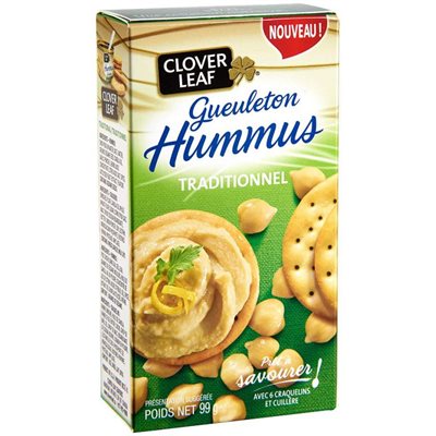 CLOVER LEAF Gueulethon Hummus Snacks (1x12x90g)