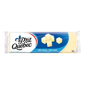 P'tit Québec White Cheddar Very Mild - Single serve portions