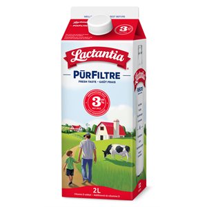 LACTANTIA Lait / Milk 3.25% (2L Carton)
