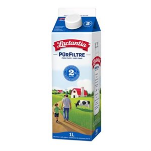 LACTANTIA Lait / Milk 2% (1L Carton)