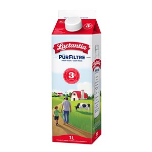 LACTANTIA Lait / Milk 3.25% (1L Carton)