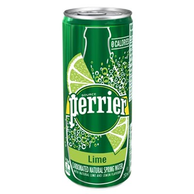 PERRIER® Natural Spring Water | Lime (35 cans)