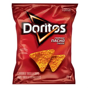 DORITOS Fromage Nacho Cheese Chips (1x48x45g)