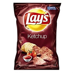 LAY'S CHIPS Croustilles Ketchup (40x40g)