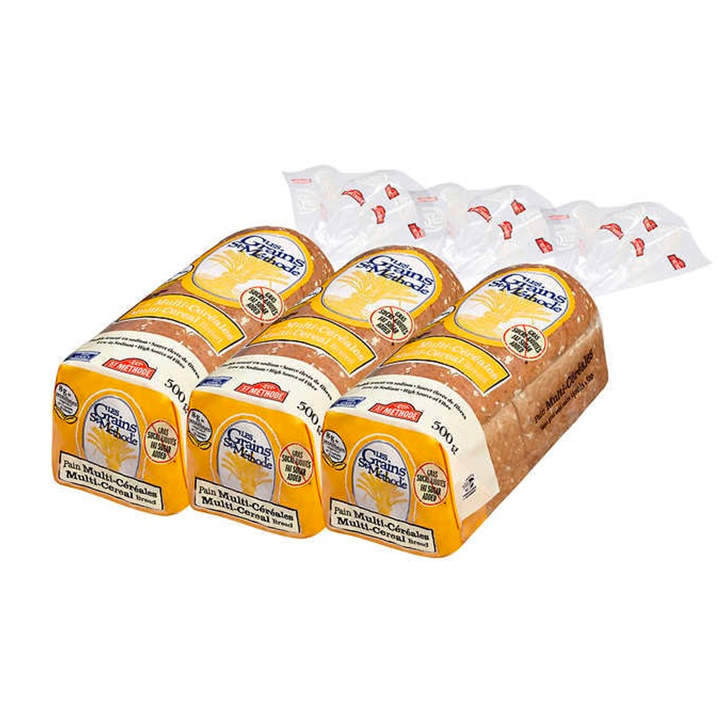Bread - Les Grains St-Methode Multi-Cereal (3x500g)