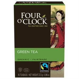 FOUR O'CLOCK Thé Vert - Green Tea (6x16CT)