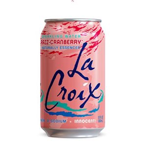 LA CROIX Canneberge-Framboise - Cranberry-Raspberry Sparkling Water (1x24x355ml)
