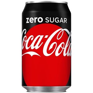 COCA-COLA - Zéro Sucre Coke Zero Sugar (1x24x355mlcans)