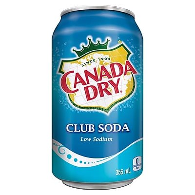 CANADA DRY - Club Soda (1x12x355 mlcans)