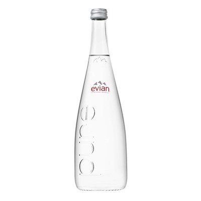 EVIAN Eau de Source - Spring Water [Glass Bottle] (1x20x330ml)