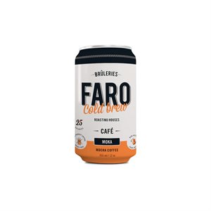 FARO Café moka infusé à froid / Moka Cold Brew (12 x 355 ml)