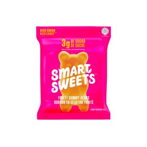 SMART SWEETS Fruity Gummy Bears - Ourson en Gélatine Fruité (1x12x50g)
