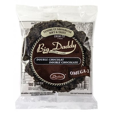 BIG DADDY Biscuits Double Chocolate Cookies (1x8x100g)