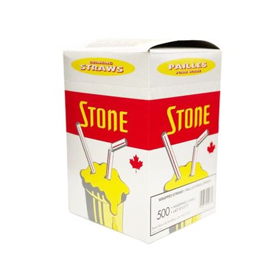 Pailles 8" Stone milkshake (500) envelo ###062651010760