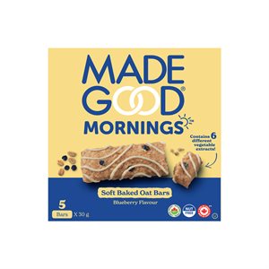 Made Good Mornings - Blueberry Soft Baked Oat Bars 