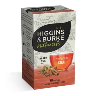 HIGGINS & BURKE Chai Cardamon Tea (6x20CT)