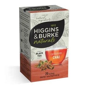 HIGGINS & BURKE Chai Cardamon Tea (6x20CT)