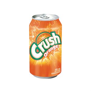 CRUSH - Soda à l'Orange-Orange Soda (1x12x355 mlcans)