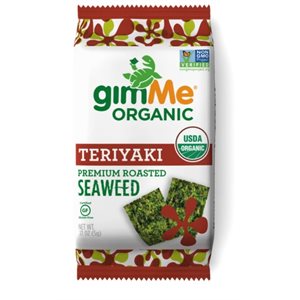 GIMME Croustilles d'Algues Grillées Teriyaki Roasted Seaweed Snacks (1x12x10g)